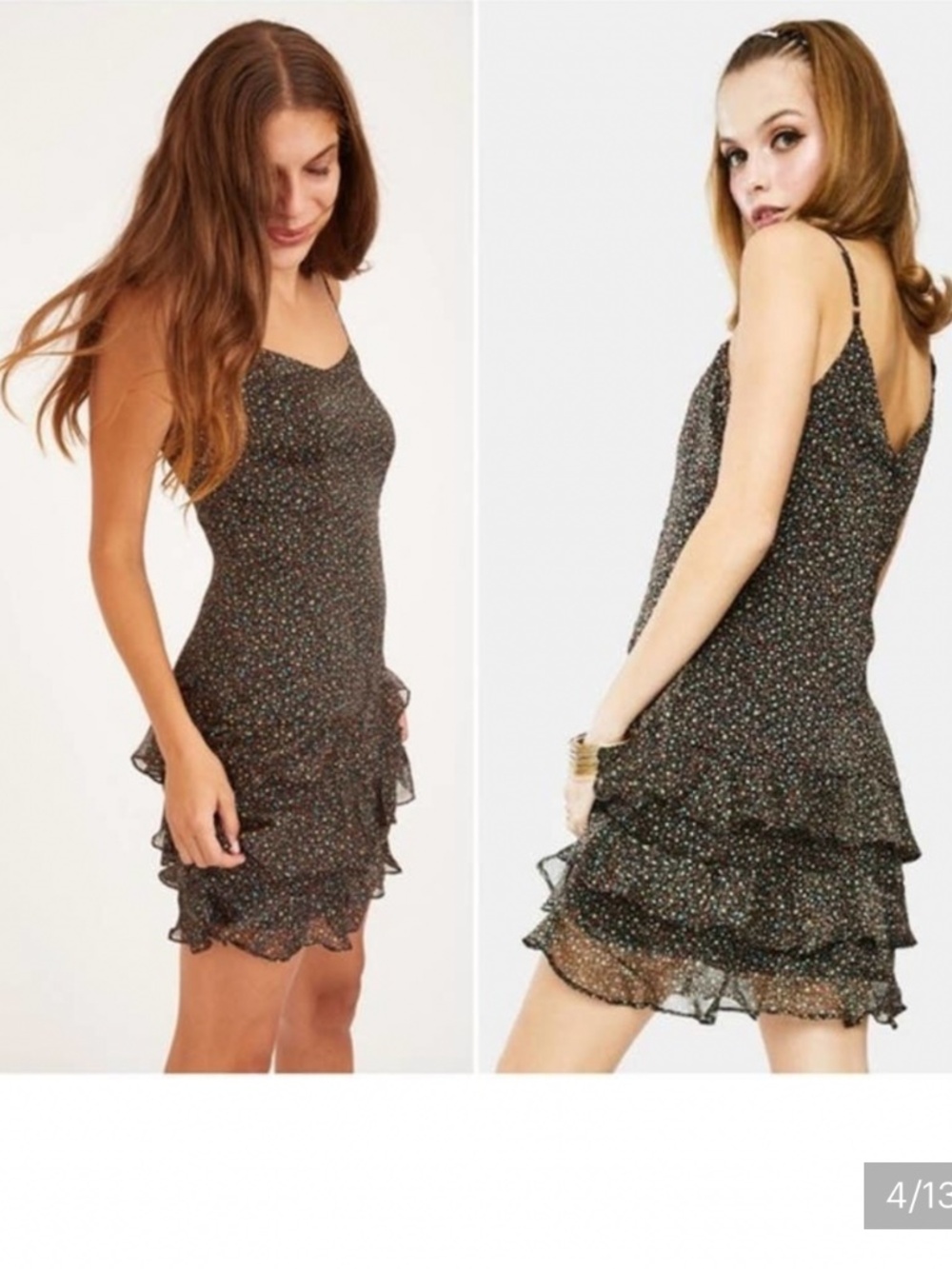 Dress Forum Los Angeles Floral Mini Dress - Size Small